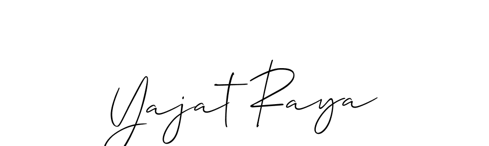Make a beautiful signature design for name Yajat Raya. Use this online signature maker to create a handwritten signature for free. Yajat Raya signature style 2 images and pictures png
