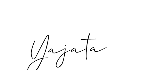 How to make Yajata name signature. Use Allison_Script style for creating short signs online. This is the latest handwritten sign. Yajata signature style 2 images and pictures png