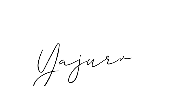 Yajurv stylish signature style. Best Handwritten Sign (Allison_Script) for my name. Handwritten Signature Collection Ideas for my name Yajurv. Yajurv signature style 2 images and pictures png