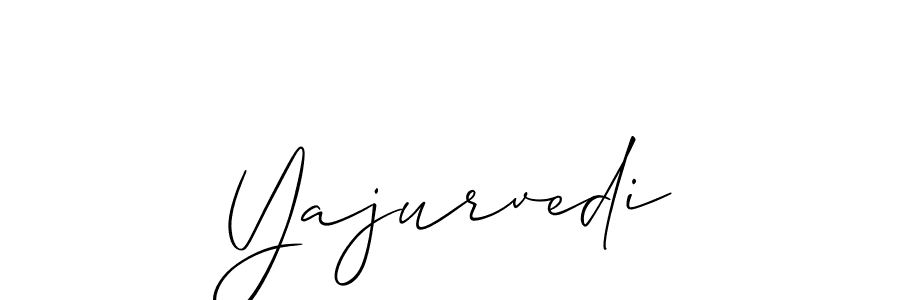 if you are searching for the best signature style for your name Yajurvedi. so please give up your signature search. here we have designed multiple signature styles  using Allison_Script. Yajurvedi signature style 2 images and pictures png