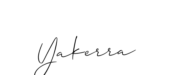 You can use this online signature creator to create a handwritten signature for the name Yakerra. This is the best online autograph maker. Yakerra signature style 2 images and pictures png