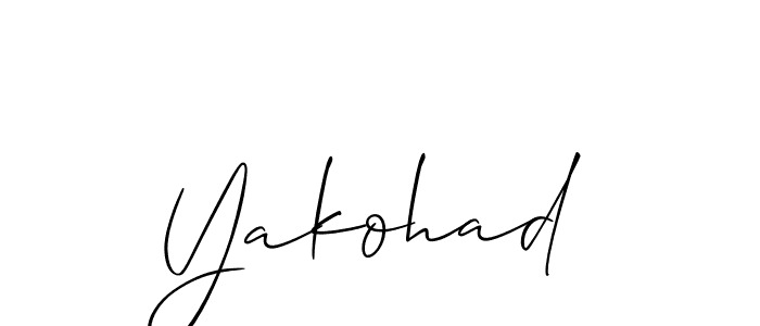 Best and Professional Signature Style for Yakohad. Allison_Script Best Signature Style Collection. Yakohad signature style 2 images and pictures png