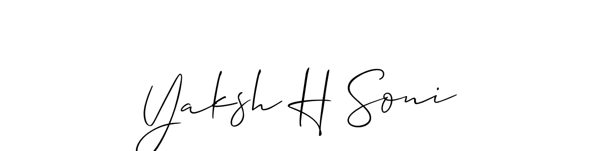 Check out images of Autograph of Yaksh H Soni name. Actor Yaksh H Soni Signature Style. Allison_Script is a professional sign style online. Yaksh H Soni signature style 2 images and pictures png