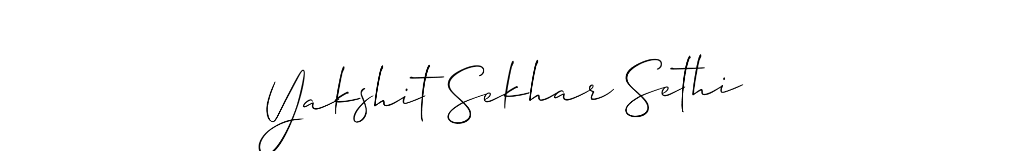 Once you've used our free online signature maker to create your best signature Allison_Script style, it's time to enjoy all of the benefits that Yakshit Sekhar Sethi name signing documents. Yakshit Sekhar Sethi signature style 2 images and pictures png