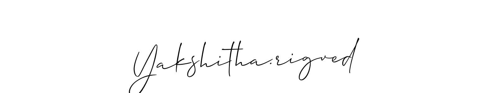 How to Draw Yakshitha.rigved signature style? Allison_Script is a latest design signature styles for name Yakshitha.rigved. Yakshitha.rigved signature style 2 images and pictures png