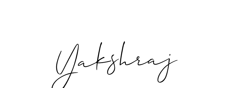 Yakshraj stylish signature style. Best Handwritten Sign (Allison_Script) for my name. Handwritten Signature Collection Ideas for my name Yakshraj. Yakshraj signature style 2 images and pictures png