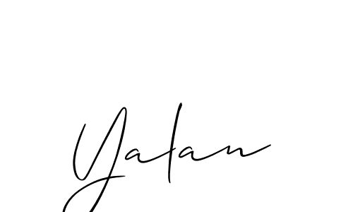 This is the best signature style for the Yalan name. Also you like these signature font (Allison_Script). Mix name signature. Yalan signature style 2 images and pictures png