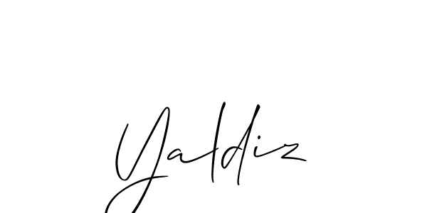Also You can easily find your signature by using the search form. We will create Yaldiz name handwritten signature images for you free of cost using Allison_Script sign style. Yaldiz signature style 2 images and pictures png