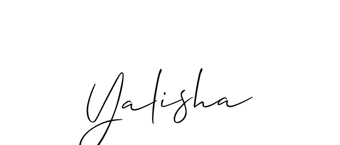 Make a short Yalisha signature style. Manage your documents anywhere anytime using Allison_Script. Create and add eSignatures, submit forms, share and send files easily. Yalisha signature style 2 images and pictures png