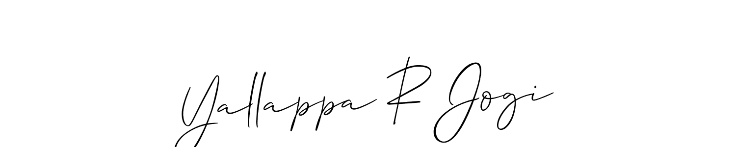 Also You can easily find your signature by using the search form. We will create Yallappa R Jogi name handwritten signature images for you free of cost using Allison_Script sign style. Yallappa R Jogi signature style 2 images and pictures png