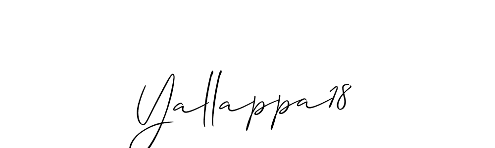 Here are the top 10 professional signature styles for the name Yallappa18. These are the best autograph styles you can use for your name. Yallappa18 signature style 2 images and pictures png