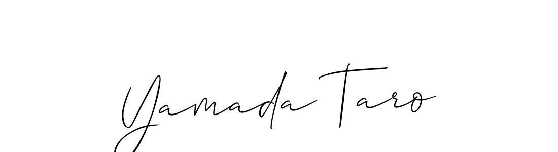 Best and Professional Signature Style for Yamada Taro. Allison_Script Best Signature Style Collection. Yamada Taro signature style 2 images and pictures png
