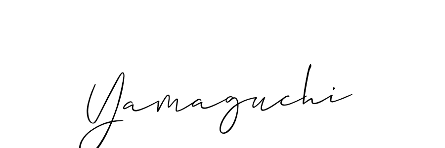 You should practise on your own different ways (Allison_Script) to write your name (Yamaguchi) in signature. don't let someone else do it for you. Yamaguchi signature style 2 images and pictures png