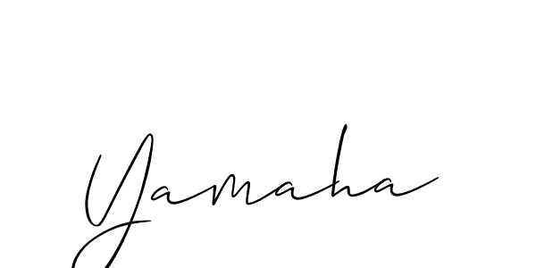 Create a beautiful signature design for name Yamaha. With this signature (Allison_Script) fonts, you can make a handwritten signature for free. Yamaha signature style 2 images and pictures png