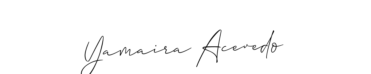 The best way (Allison_Script) to make a short signature is to pick only two or three words in your name. The name Yamaira Acevedo include a total of six letters. For converting this name. Yamaira Acevedo signature style 2 images and pictures png