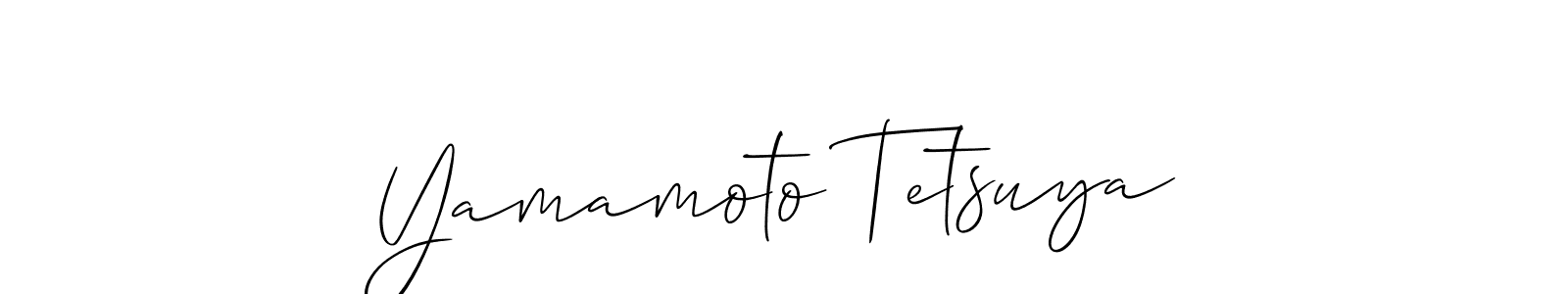 Also You can easily find your signature by using the search form. We will create Yamamoto Tetsuya name handwritten signature images for you free of cost using Allison_Script sign style. Yamamoto Tetsuya signature style 2 images and pictures png