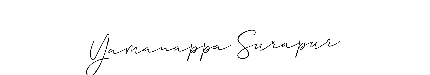 Make a beautiful signature design for name Yamanappa Surapur. Use this online signature maker to create a handwritten signature for free. Yamanappa Surapur signature style 2 images and pictures png