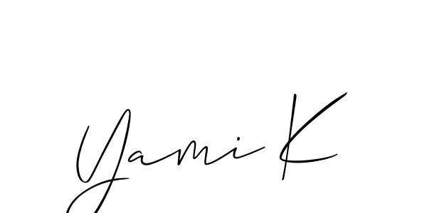 Best and Professional Signature Style for Yami K. Allison_Script Best Signature Style Collection. Yami K signature style 2 images and pictures png