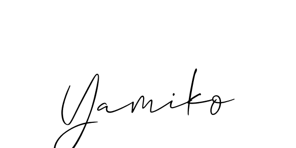 Best and Professional Signature Style for Yamiko. Allison_Script Best Signature Style Collection. Yamiko signature style 2 images and pictures png