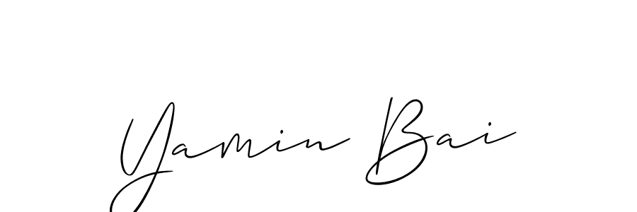 You can use this online signature creator to create a handwritten signature for the name Yamin Bai. This is the best online autograph maker. Yamin Bai signature style 2 images and pictures png