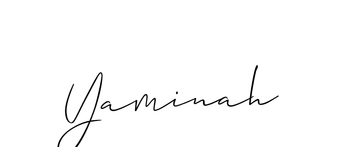 How to Draw Yaminah signature style? Allison_Script is a latest design signature styles for name Yaminah. Yaminah signature style 2 images and pictures png