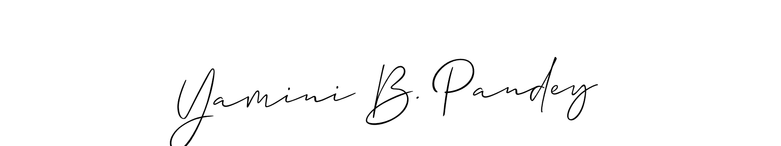 Here are the top 10 professional signature styles for the name Yamini B. Pandey. These are the best autograph styles you can use for your name. Yamini B. Pandey signature style 2 images and pictures png