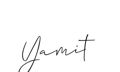 How to Draw Yamit signature style? Allison_Script is a latest design signature styles for name Yamit. Yamit signature style 2 images and pictures png