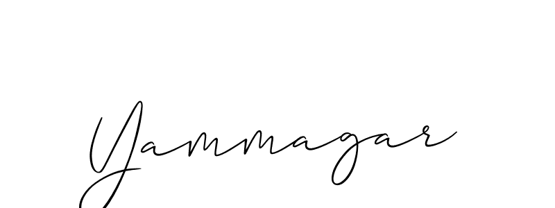 Allison_Script is a professional signature style that is perfect for those who want to add a touch of class to their signature. It is also a great choice for those who want to make their signature more unique. Get Yammagar name to fancy signature for free. Yammagar signature style 2 images and pictures png