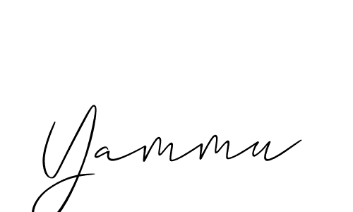 if you are searching for the best signature style for your name Yammu. so please give up your signature search. here we have designed multiple signature styles  using Allison_Script. Yammu signature style 2 images and pictures png