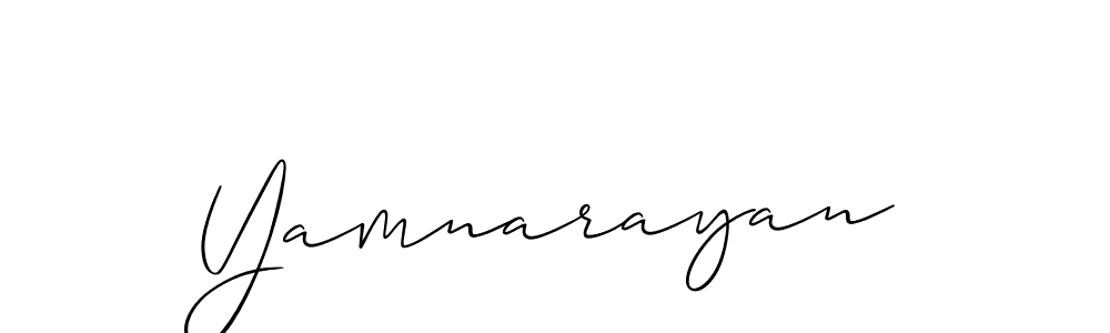 Also we have Yamnarayan name is the best signature style. Create professional handwritten signature collection using Allison_Script autograph style. Yamnarayan signature style 2 images and pictures png