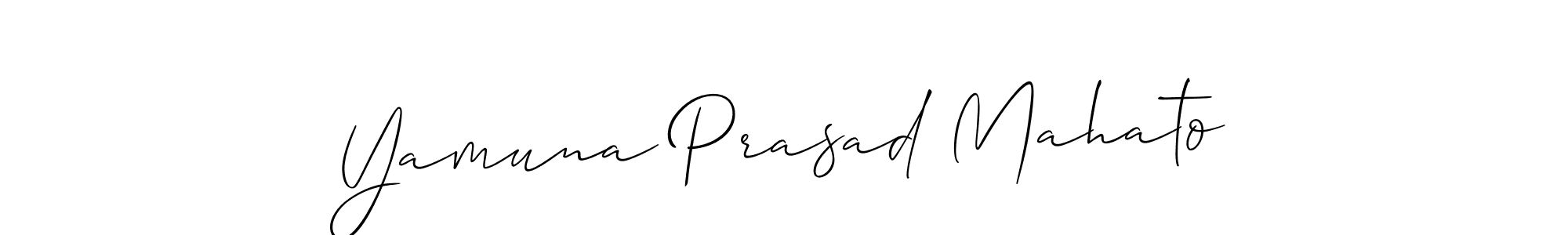 Make a beautiful signature design for name Yamuna Prasad Mahato. Use this online signature maker to create a handwritten signature for free. Yamuna Prasad Mahato signature style 2 images and pictures png