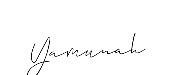 Once you've used our free online signature maker to create your best signature Allison_Script style, it's time to enjoy all of the benefits that Yamunah name signing documents. Yamunah signature style 2 images and pictures png