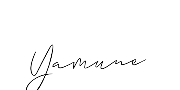 Best and Professional Signature Style for Yamune. Allison_Script Best Signature Style Collection. Yamune signature style 2 images and pictures png