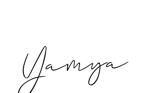 Once you've used our free online signature maker to create your best signature Allison_Script style, it's time to enjoy all of the benefits that Yamya name signing documents. Yamya signature style 2 images and pictures png