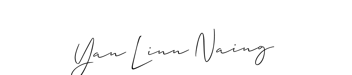 Check out images of Autograph of Yan Linn Naing name. Actor Yan Linn Naing Signature Style. Allison_Script is a professional sign style online. Yan Linn Naing signature style 2 images and pictures png