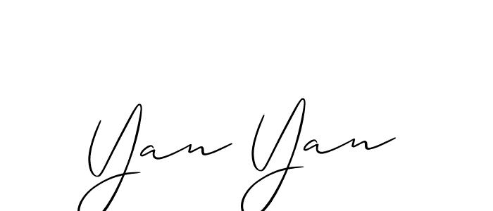 Once you've used our free online signature maker to create your best signature Allison_Script style, it's time to enjoy all of the benefits that Yan Yan name signing documents. Yan Yan signature style 2 images and pictures png