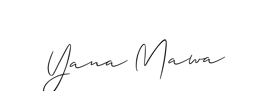 This is the best signature style for the Yana Mawa name. Also you like these signature font (Allison_Script). Mix name signature. Yana Mawa signature style 2 images and pictures png