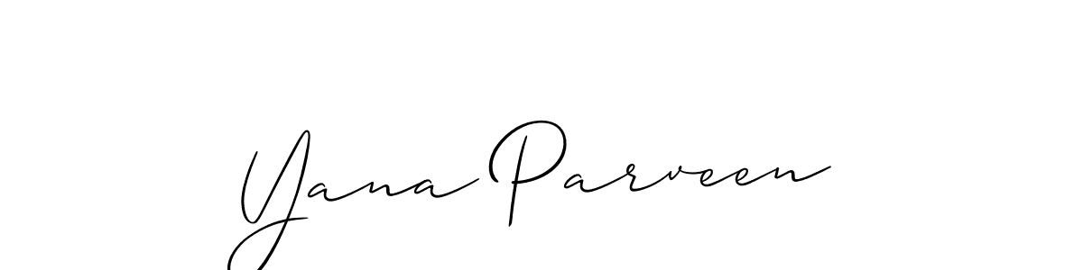 You can use this online signature creator to create a handwritten signature for the name Yana Parveen. This is the best online autograph maker. Yana Parveen signature style 2 images and pictures png