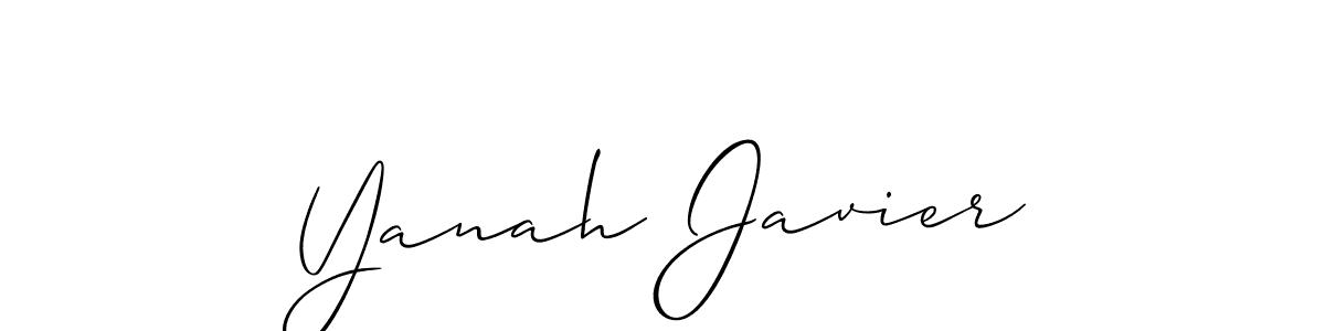 Make a beautiful signature design for name Yanah Javier. Use this online signature maker to create a handwritten signature for free. Yanah Javier signature style 2 images and pictures png