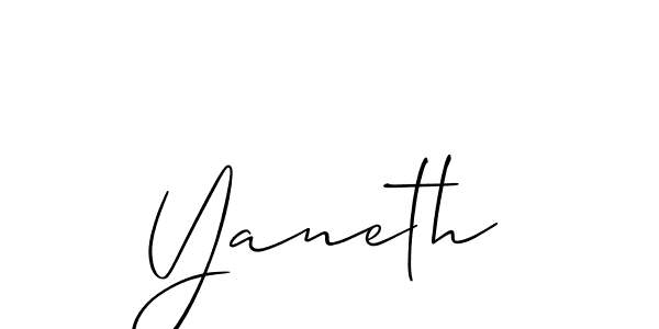 You should practise on your own different ways (Allison_Script) to write your name (Yaneth) in signature. don't let someone else do it for you. Yaneth signature style 2 images and pictures png
