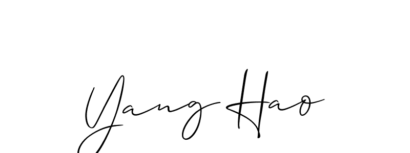 Here are the top 10 professional signature styles for the name Yang Hao. These are the best autograph styles you can use for your name. Yang Hao signature style 2 images and pictures png