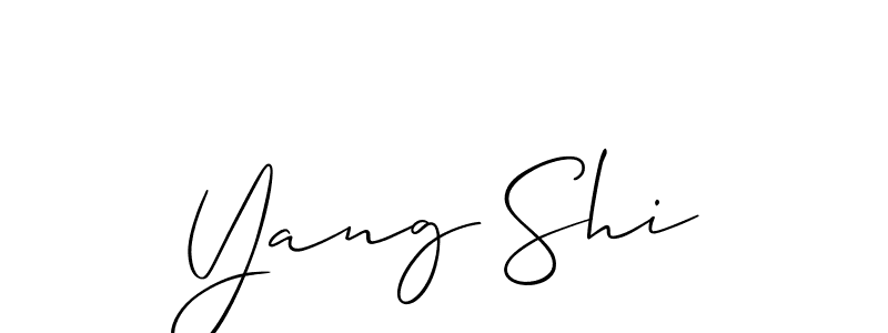 Once you've used our free online signature maker to create your best signature Allison_Script style, it's time to enjoy all of the benefits that Yang Shi name signing documents. Yang Shi signature style 2 images and pictures png