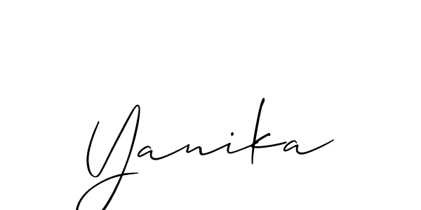 Once you've used our free online signature maker to create your best signature Allison_Script style, it's time to enjoy all of the benefits that Yanika name signing documents. Yanika signature style 2 images and pictures png