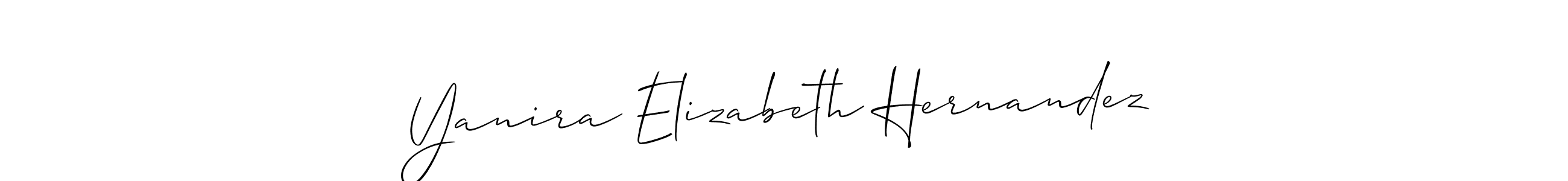 This is the best signature style for the Yanira Elizabeth Hernandez name. Also you like these signature font (Allison_Script). Mix name signature. Yanira Elizabeth Hernandez signature style 2 images and pictures png