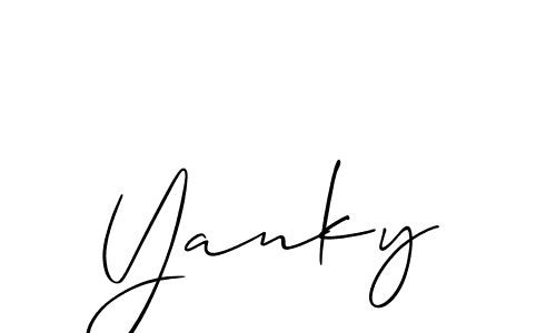 Here are the top 10 professional signature styles for the name Yanky. These are the best autograph styles you can use for your name. Yanky signature style 2 images and pictures png