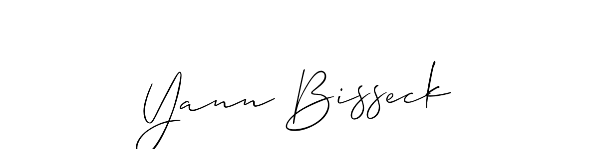 Best and Professional Signature Style for Yann Bisseck. Allison_Script Best Signature Style Collection. Yann Bisseck signature style 2 images and pictures png