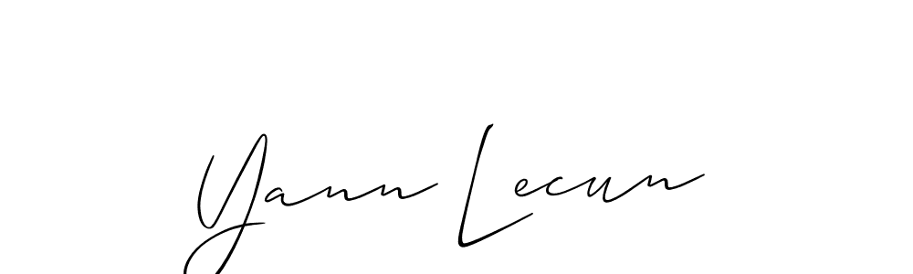 The best way (Allison_Script) to make a short signature is to pick only two or three words in your name. The name Yann Lecun include a total of six letters. For converting this name. Yann Lecun signature style 2 images and pictures png