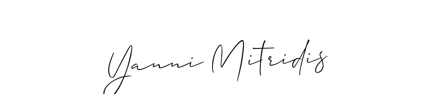 Here are the top 10 professional signature styles for the name Yanni Mitridis. These are the best autograph styles you can use for your name. Yanni Mitridis signature style 2 images and pictures png