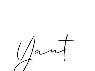 How to make Yant name signature. Use Allison_Script style for creating short signs online. This is the latest handwritten sign. Yant signature style 2 images and pictures png