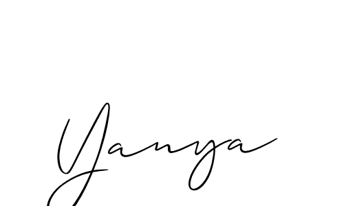 Once you've used our free online signature maker to create your best signature Allison_Script style, it's time to enjoy all of the benefits that Yanya name signing documents. Yanya signature style 2 images and pictures png